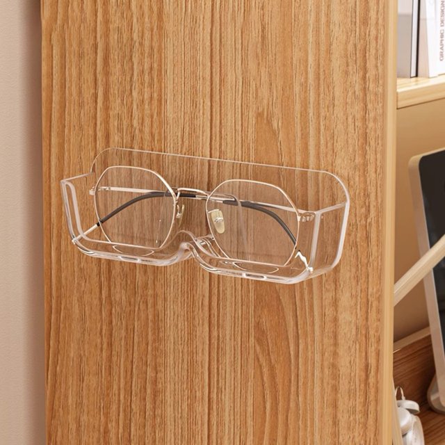 Wall Mounted Glasses Organizer Sunglass Display Showcase Cabinet Storage Box