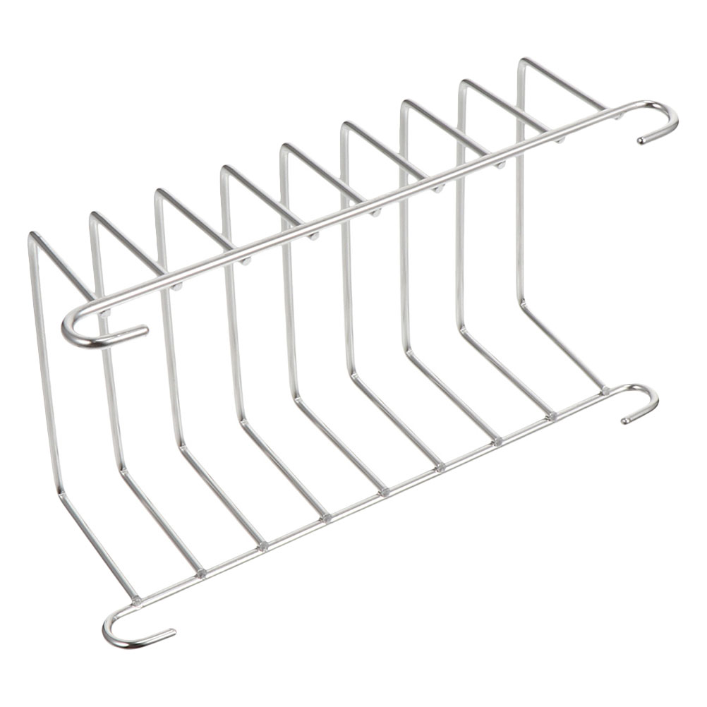 AURARMLET Air Fryer Stackable Rack Electric Fryer Toast Rack for Household Users in Silver 1Pack