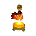 thumbnail image 2 of Fridja Clearance Under $5 LED Electronic Candlestick Iron Painted Turkey Maple Modeling Lamp Thanksgiving Night Light Ornaments, 2 of 5