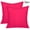 Rose Rouge, variante sur 2 Pcs Housses de Coussin Décoratives Unies Simples Carrées Taie de Coussin Intérieur Salon Extérieur Jardin Housse de Coussin pour Voiture Sofa Lit Canapé