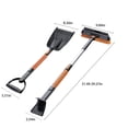 thumbnail image 3 of Chmadoxn 39in Extendable Car Snow Brush With Squeegee And Extendable Snow Shovel, 5 In 1 Detachable Snow Remover With Pivoting Brush For Car Windshield snow remover, 3 of 6