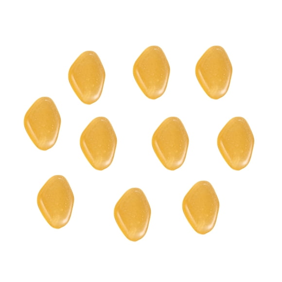 Glowing Garden Pebbles Decorative Stones for Fish Tank Non Radioactive Resin Material Safe Glow Garden 10PCS