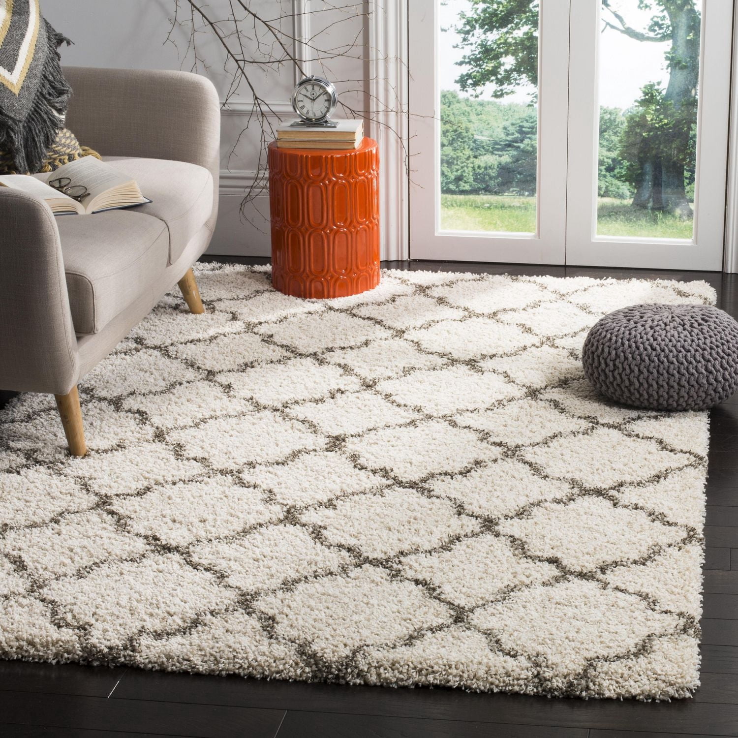Safavieh Hudson Jaye Geometric Shag Area Rug