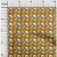 thumbnail image 1 of oneOone Silk Tabby Rust Brown Fabric Skull Craft Projects Decor Fabric Printed By The Yard 42 Inch Wide, 1 of 1