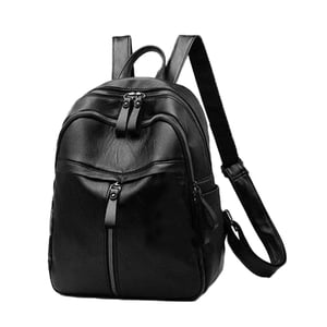 yulier Small Leather Backpack for Women Fashion Backpack Handbag Girls Mini Backpack Purse Ladies Shoulder Bag Travel Bag Cute School Bookbag Black