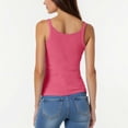 thumbnail image 4 of Yuyuzo Camisoles Grande Taille pour Femmes en Tricot Côtelé Sans Manches Courts Col Rond Coupe Ajustée Doux Couche de Base Camis T-Shirts, 4 of 5