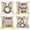 Pâques, variante sur Housses de Coussin Décoratives à Motif de Fleurs Lavande 20x20, Ensemble de 4, Ambiance Printanière Violet Floral Pot Mason Taie d'Oreiller d'Extérieur, Espoir Printemps Floraison Éternelle Rassemblement Rayures Housse de Coussin Déco Maison