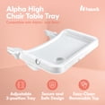 thumbnail image 2 of hauck Alpha+ Alpha Table de Plateau pour Chaise Haute Compatible et Beta+, Blanc, 2 of 10