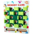thumbnail image 3 of Matching Memory Game For Kids Wooden Board Game Travel Toys Educational Activity Toddler Birthday Learning Toy, 3 of 3