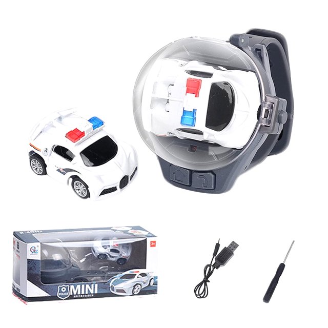 TIMIFIS Toys Mini Remote Control Watch Car Toy 2.4GHz Wrist Racing Car Watch USB Charging Cartoon Small RC Interactive Gift Boys Girls Birthday Sports Outdoor Toys - Summer