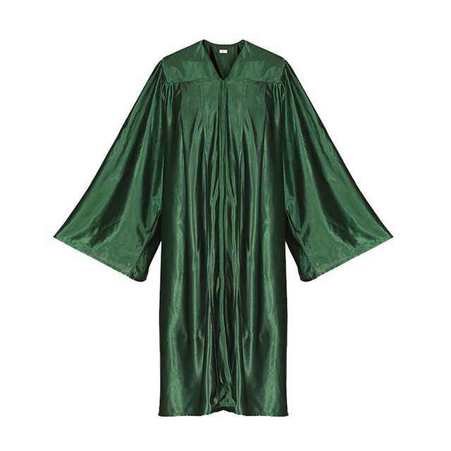 SXcggal Unisex Graduation Gown 2025 For Adult Size Solid Color Basic Adult Graduation Gown
