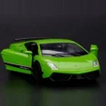 thumbnail image 2 of 1:36 Lamborghini Gallardo LP570-4 Haute Simulation Collection Exquise Jouets Voiture Modèle Réduit en Alliage Voiture à Rétrofriction Vert-en Boîte, 2 of 6