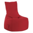 thumbnail image 1 of Gouchee Home Swing Brava Red Bean Bag Chair – Water-Repellent Fabric with Polystyrene Bead Filling, Suitable for Adults and Teens, Lightweight & Portable Seating for Bedroom, Dorm or Living Room, 1 of 12