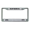 thumbnail image 1 of Cadre de Plaque d'Immatriculation San Antonio Spurs Chrome, 1 of 3