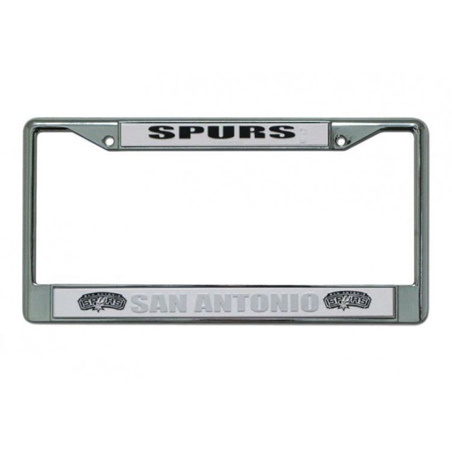 Cadre de Plaque d'Immatriculation San Antonio Spurs Chrome