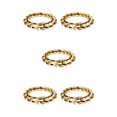 thumbnail image 3 of Thinsony Distinctive Gothic Punk Dragon Scale Bangle 48 inches Cool and Contemporary Gold 9.05 Inch 5Set, 3 of 6