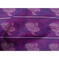 thumbnail image 4 of oneOone Tissu Popeline de Coton à Rayures/feuilles & Poule Tissu au Mètre 42 Pouces de Large, 4 of 4