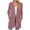 Brick Red, variant on WUANDIXFA Womens Sweaters Women Fall and Winter Casual Long Sleeve Cardigan Mid Length Solid Color Knitted Cardigan with Pockets Pink,S