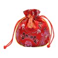 thumbnail image 1 of Baohd Jute Drawstring Hanging Bag Jewelry Packaging Bags Linen Gift Pouch Party Organizer Craft Necklace Bracelet Sundry Red, 1 of 1