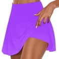thumbnail image 1 of Timegard Jupe-Short de Yoga 2 en 1 pour Femmes Taille Haute Confortable d'Été Athlétique Entraînement Course Gym Shorts, 1 of 5
