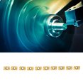 thumbnail image 1 of Carbide Turning Inserts, High Hardness 10 Pieces Milling Inserts Fast Cutting Wear Resistant  For Industry For Replacement For Milling, 1 of 8