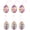White, variant on Small Easter Hanging Eggs,6pc Easter Decorations for The Home Plastic Eggs,Easter Tree Ornaments,Easter Tree Decorations Hanging Eggs,Hand Painted Eggs for Tree Basket Diy Crafts Easter Party Favors