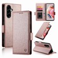 thumbnail image 4 of Magnetic Wallet Case with Card Holder & Stand for Samsung Galaxy A37 5G Pink, 4 of 6