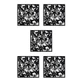 thumbnail image 2 of ZheElen 4piece Lightweight Hanging Divider Screens For Versatile Space Foldable Black Butterflies 5Set, 2 of 6