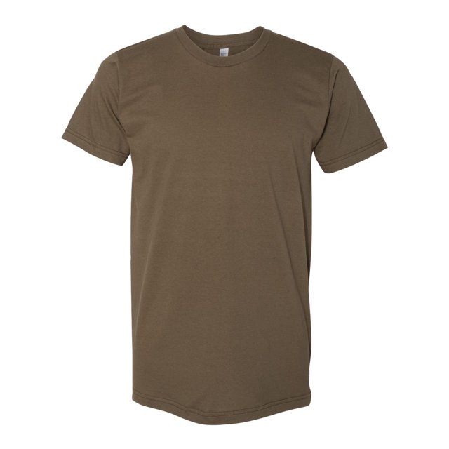 American Apparel USA-Made Fine Jersey Tee, XS, Army