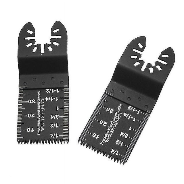 Universal Wood Oscillating Multitool Saw Blades Quick Release Oscillating Tool Blades Fit Cable And More10 Pcs Black)