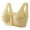 Yellow, variant on Front Closure Wireless Bra Vest for Everyday Comfort Seamless Support Lightweight Bralette ideal for Home Leisure and Night Rest