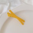 thumbnail image 1 of Clips de Cheveux Colorés Croix Forme Épingles à Cheveux Mignon et Doux Clips de Cheveux Colorés pour les Femmes et les Filles Accessoires de Cheveux Jaune, 1 of 2
