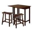 thumbnail image 1 of Winsome- Lynnwood 3PC table haute à rabat & tabourets de selle, 1 of 9