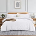 thumbnail image 1 of 500 TC 100% Egyptian Cotton Duvet Cover Zipper Closur Ultra Soft Durable and Fade Resistant Solid Pattern, 1 of 7
