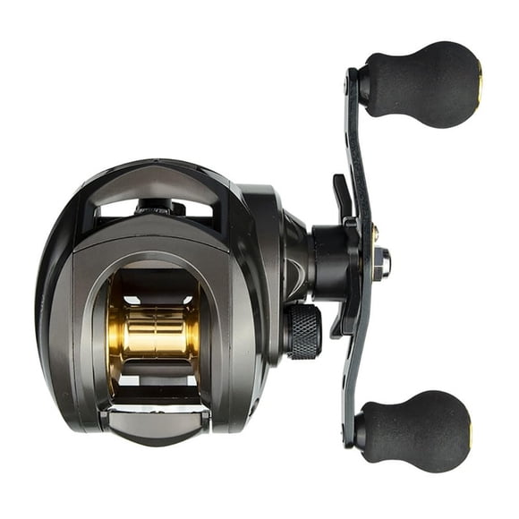 TROPOW Moulinet Baitcasting – Rapport d'Engrenage 7,2:1, Traîne Max 8 kg, 12+1 dB – Baitcaster à Profil Bas pour Gaucher pour une Pêche Fluide et Silencieuse