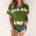 thumbnail image 1 of Wolfast T-Shirts pour Femmes Mode Femmes Mode T-Shirt Imprimé Manches Courtes Blouse Col Rond Hauts Décontractés Manches Courtes Blouses pour Femmes, 1 of 9