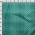 thumbnail image 4 of oneOone Viscose Jersey Turquoise Green Fabric Geometric Craft Projects Decor Fabric Printed By The Yard 60 Inch Wide, 4 of 4