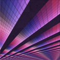 thumbnail image 1 of Ahgly Company Tapis d'Intérieur Lavable en Machine Carré Transitionnel Violet Orchidée Foncé, 6 Pieds Carré, 1 of 7