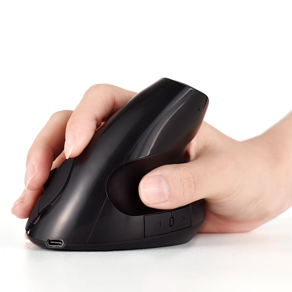 Vertical Mouse Wireless Ergonomic Rechargeable Mouse 2.4GHz Gaming Mouse w/USB-C Charging 2400 Movement Speed for Laptop Computer Office Home Mouse