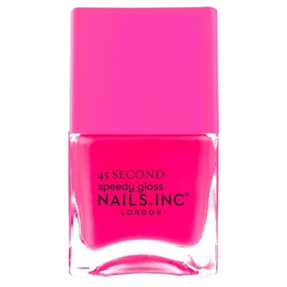 Nails.INC 45 Second Speedy Gloss Nail Polish, Blake, Neon Pink
