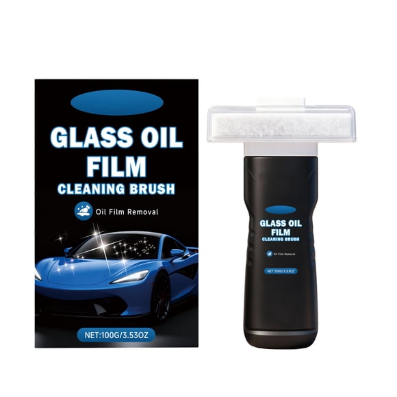 Wdhugt Automobile Glass Oil Film Brush 100Ml For Windshield Cleaning Oil Dirt Removal Car Glass Cleaner Tool