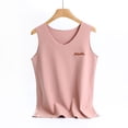 thumbnail image 2 of JDQJBZ Womens Sleeveless Sweater Vest Thermal Solid Color V Neck Warm Layering Undershirt Top, 2 of 5