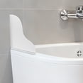 thumbnail image 1 of Silicone Shower Guard for Bathtub Water Containment and Clear Shower Area, 1 of 3