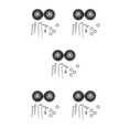 thumbnail image 1 of Youkk Enhanced Performance 2Pcs Rubber Luggage Suitcase Wheels Replacement 50mm Thickness 18mm 5Set, 1 of 6
