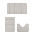thumbnail image 2 of EQWLJWE Summer Savings!Bathroom Rugs Sets 3 Piece Memory Foam,Soft Absorbent Memory Foam Bath Mats Set,Dry Fast Bath Mat,Machine Washable Bath Rug Set for Bathroom, 2 of 9