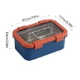 thumbnail image 3 of EGNMCR Lunch Box Compartment Lunch Box For Office Workers Temperature Lightweight Students With Rice Divider Stainless Steel Insulation Lunch Box Bento lunch boxes, 3 of 6
