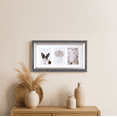 thumbnail image 2 of Crystal Art Gallery CA 10x18 Brushed Silver Collage Picture Frame, Holds Three 4x6 Photos, 2 of 7
