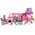 thumbnail image 3 of Barbie Dream Camper Playset with Roof Tent, BBQ Grill with Color-Change Feature & 60+ Accessories, 3 of 7