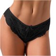 thumbnail image 2 of Culottes pour Femmes Aguichant Mignonnes à Nœud, Design Crochet, Dentelle Intégrale, Taille Basse, 2 of 9