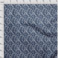 thumbnail image 4 of oneOone Viscose Chiffon Navy Blue Fabric Tropical Craft Projects Decor Fabric Printed By The Yard 42 Inch Wide, 4 of 5